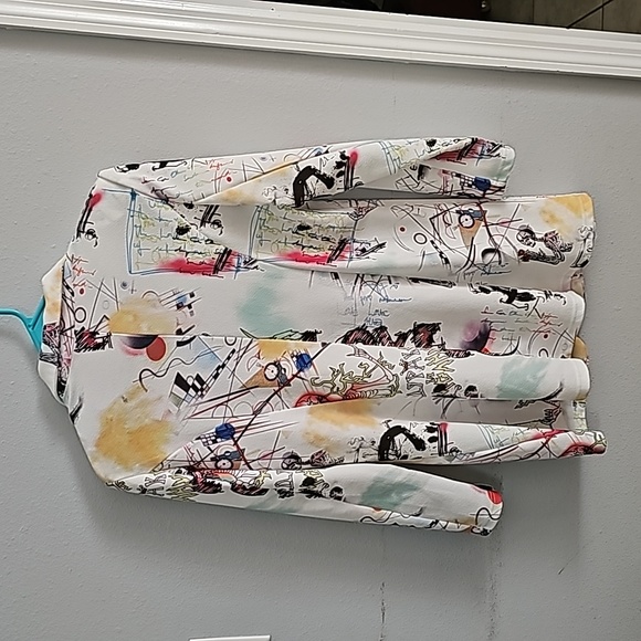 NWOT Graffiti printed Jacket/Blazer - Picture 7 of 10